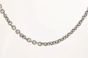 18" David Yurman 925 Silver Cable Link Chain Necklace (32.44g.)