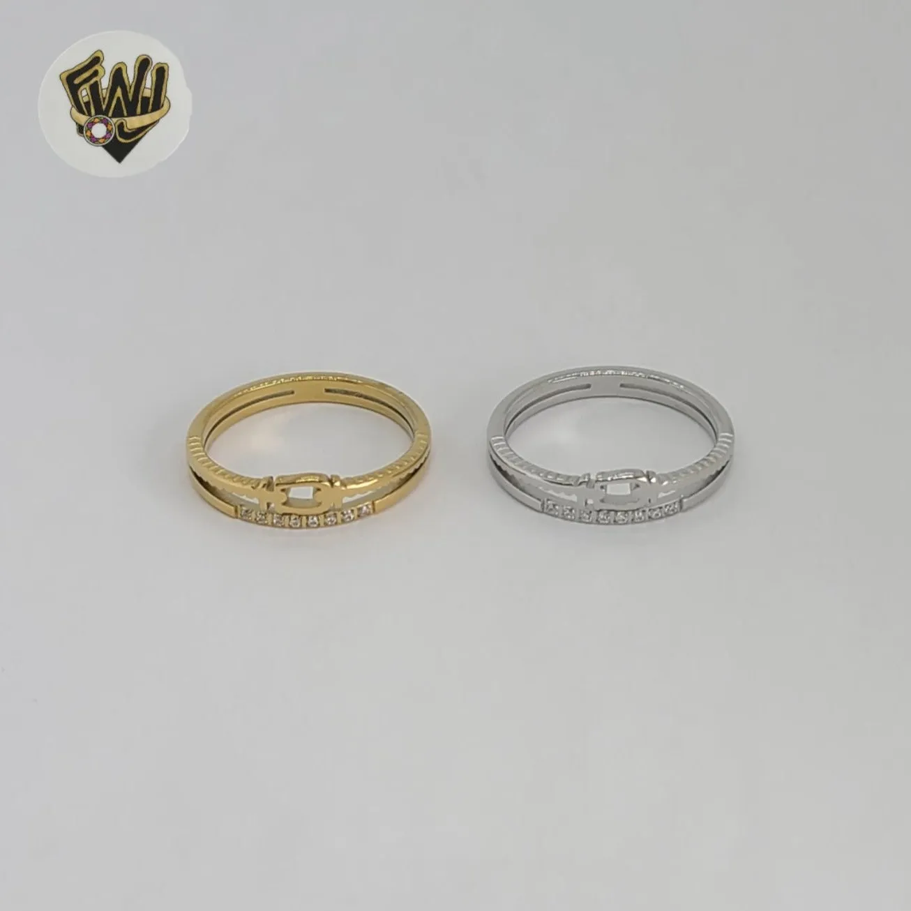 (4-0087) Stainless Steel - Thin Band Ring.