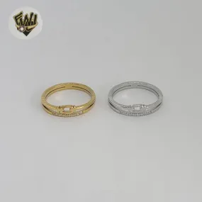 (4-0087) Stainless Steel - Thin Band Ring.