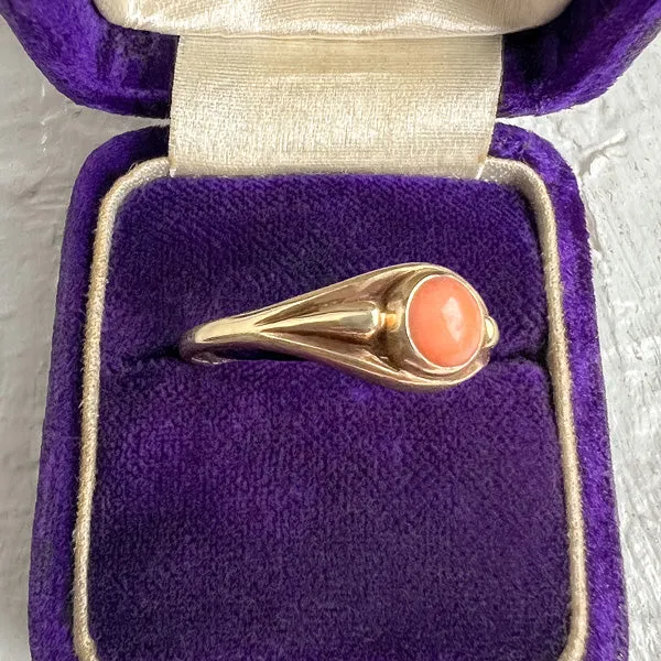 Antique Coral Ring