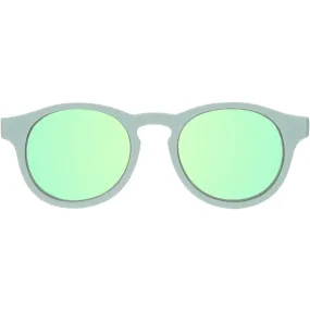 Babiators Polarized Keyhole Mirrored Sunglasses - Seafoam Blue