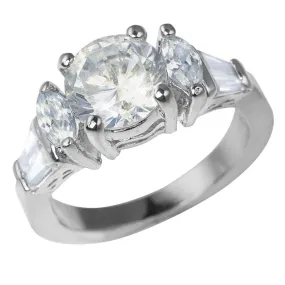 Bellini Rhodium Ring