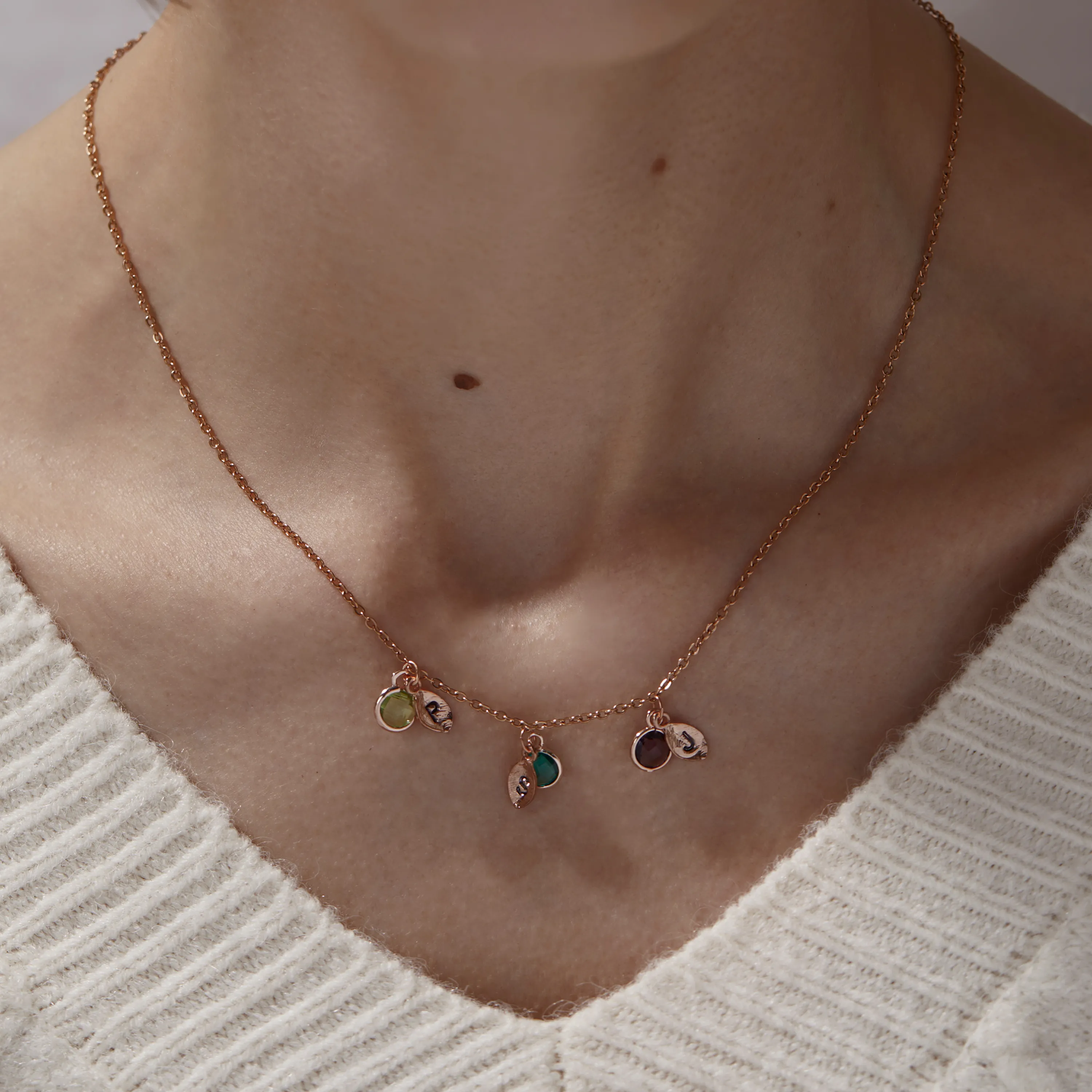 Bria Birthstone Necklace