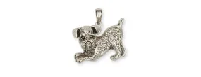 Brussels Griffon Pendant Handmade Sterling Silver Dog Jewelry GF1-P