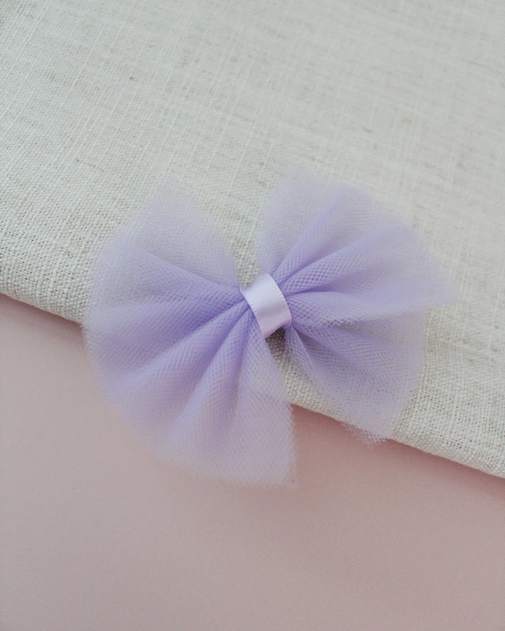 Butterfly Tulle Bow Hair Clips or Shoe Clips - Purple