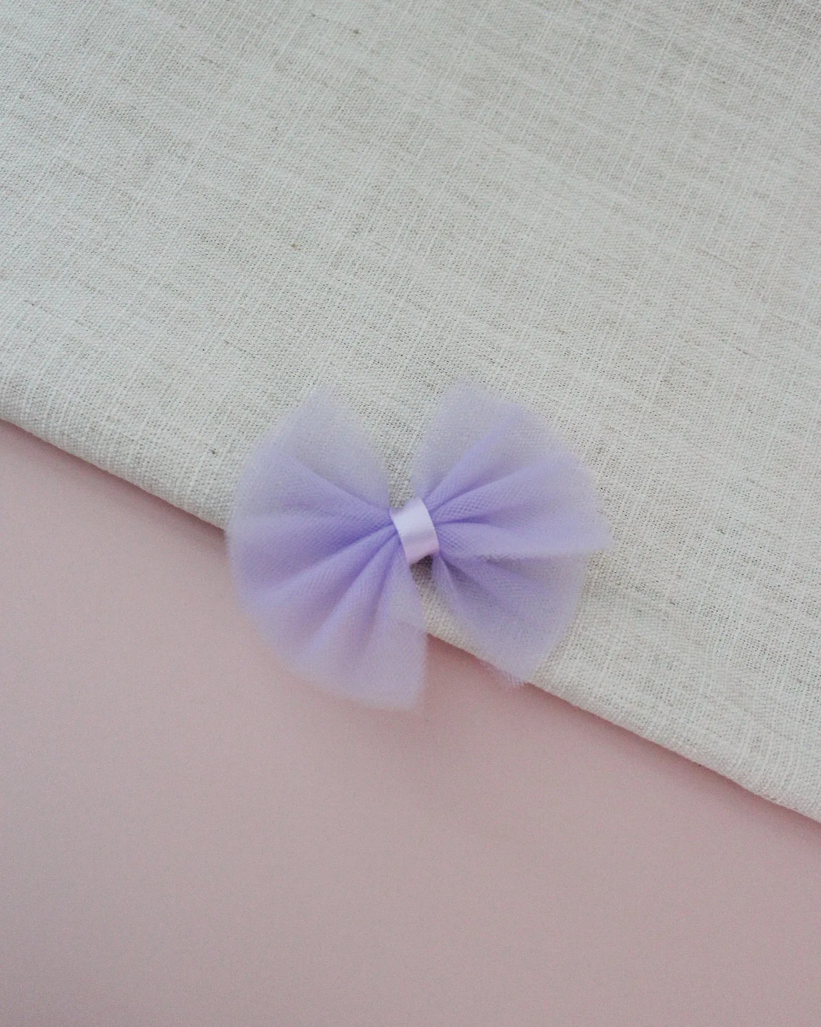 Butterfly Tulle Bow Hair Clips or Shoe Clips - Purple