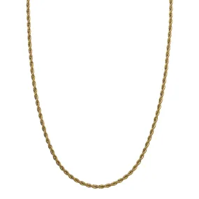 Chain Rope 3mm Gold