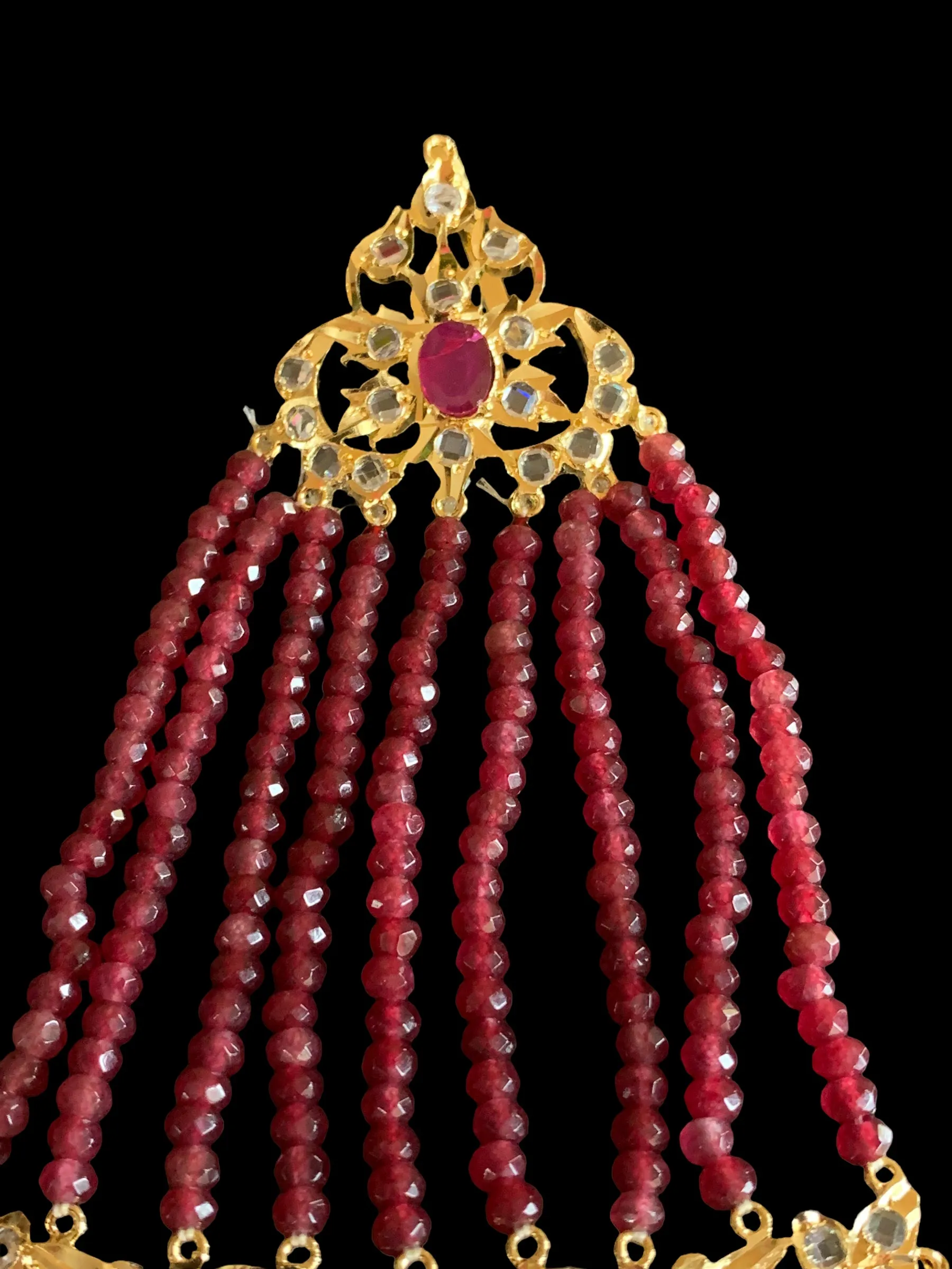 DJHR62 INARA jhoomar ( rubies ) (READY TO SHIP)