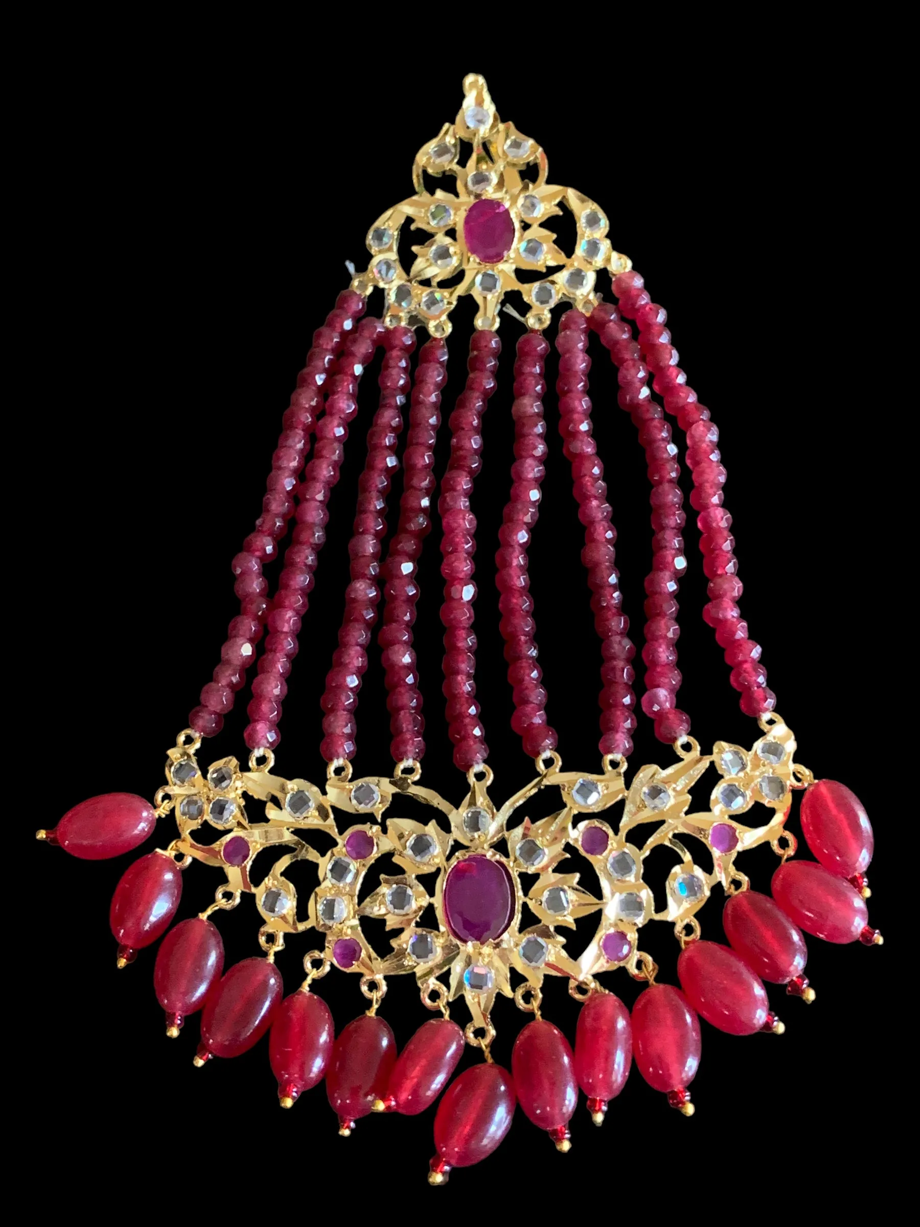 DJHR62 INARA jhoomar ( rubies ) (READY TO SHIP)