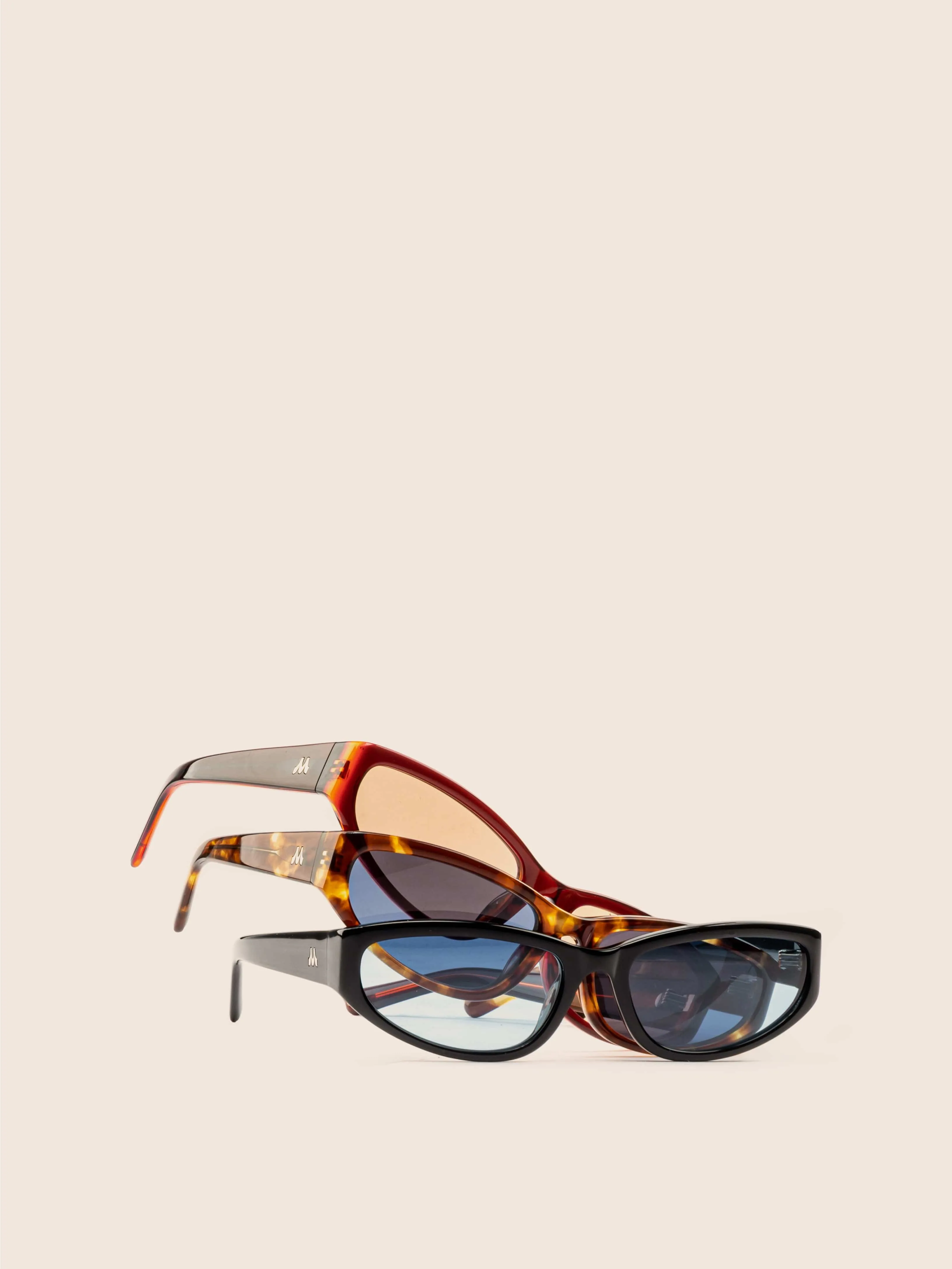 Edison Oxblood Sunglasses