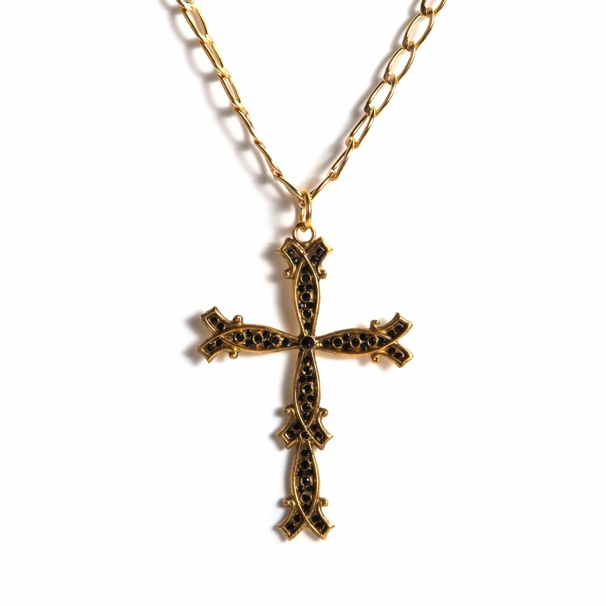 Grande Cross Figaro Necklace 18