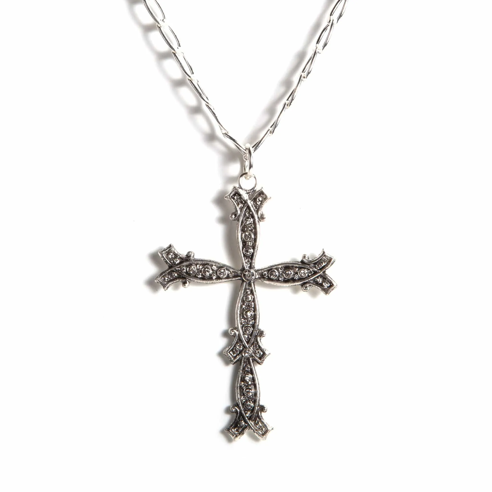 Grande Cross Figaro Necklace 18