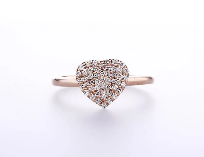 Heart Diamond Ring (0.29Ctw)