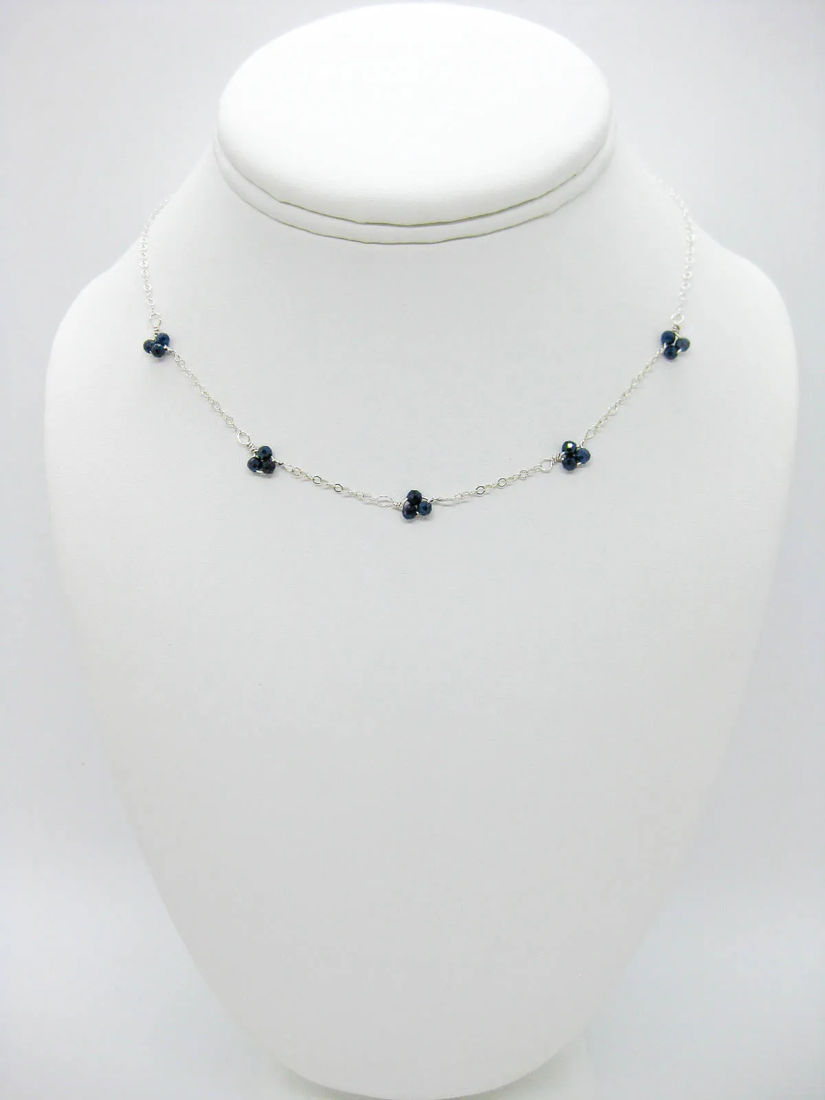 Hyacinth: Sapphire Choker - n530