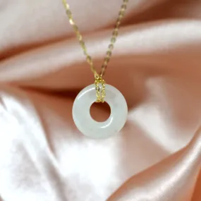 Jade Circle Necklace