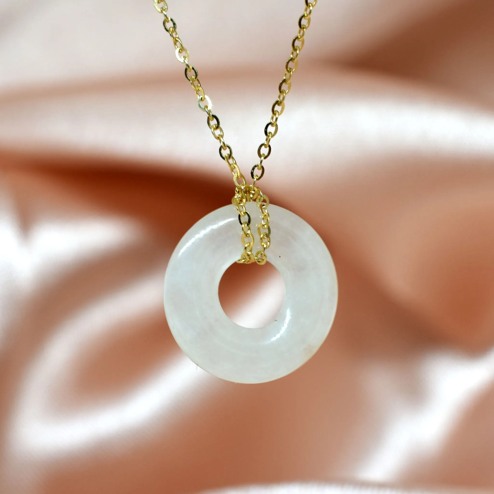 Jade Circle Necklace