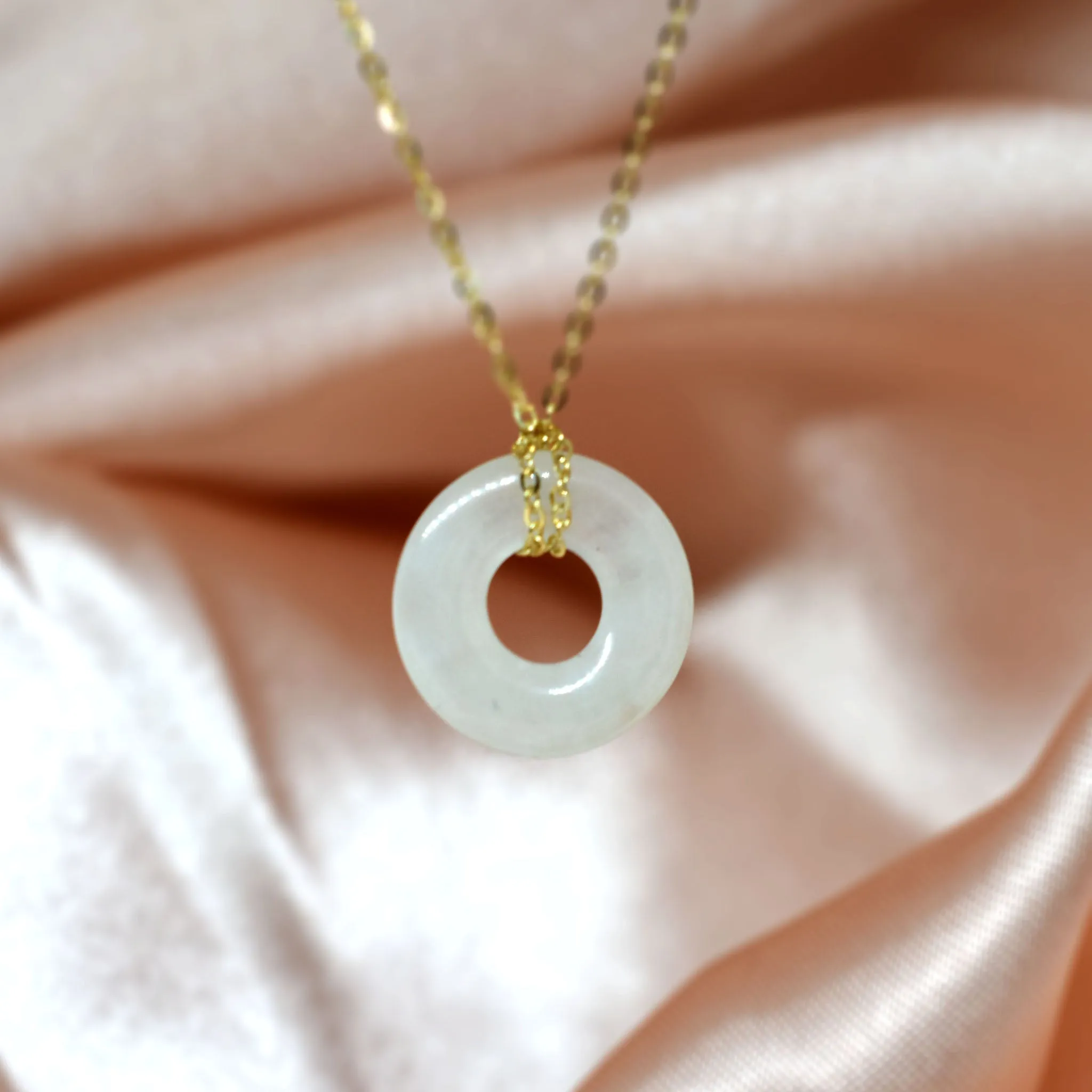 Jade Circle Necklace