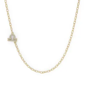 Libra Pave Zodiac Necklace