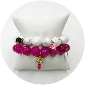 Magenta Jade Sweet Kisses Armparty