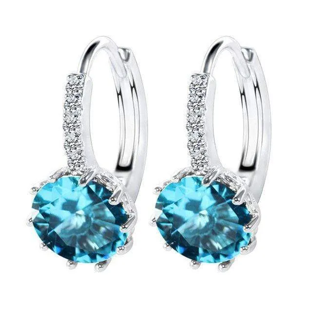 Match Made in Heaven Aqua Earrings