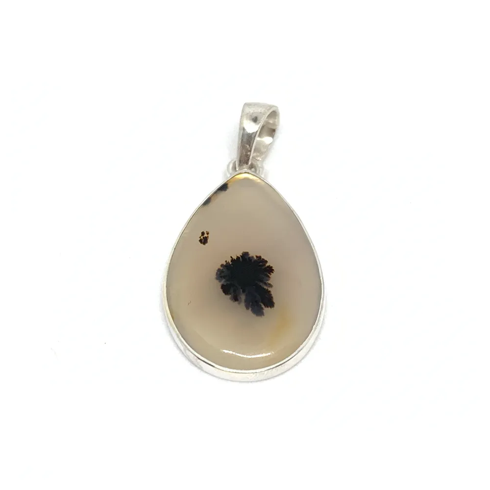 Montana Agate Gemstone Pendant