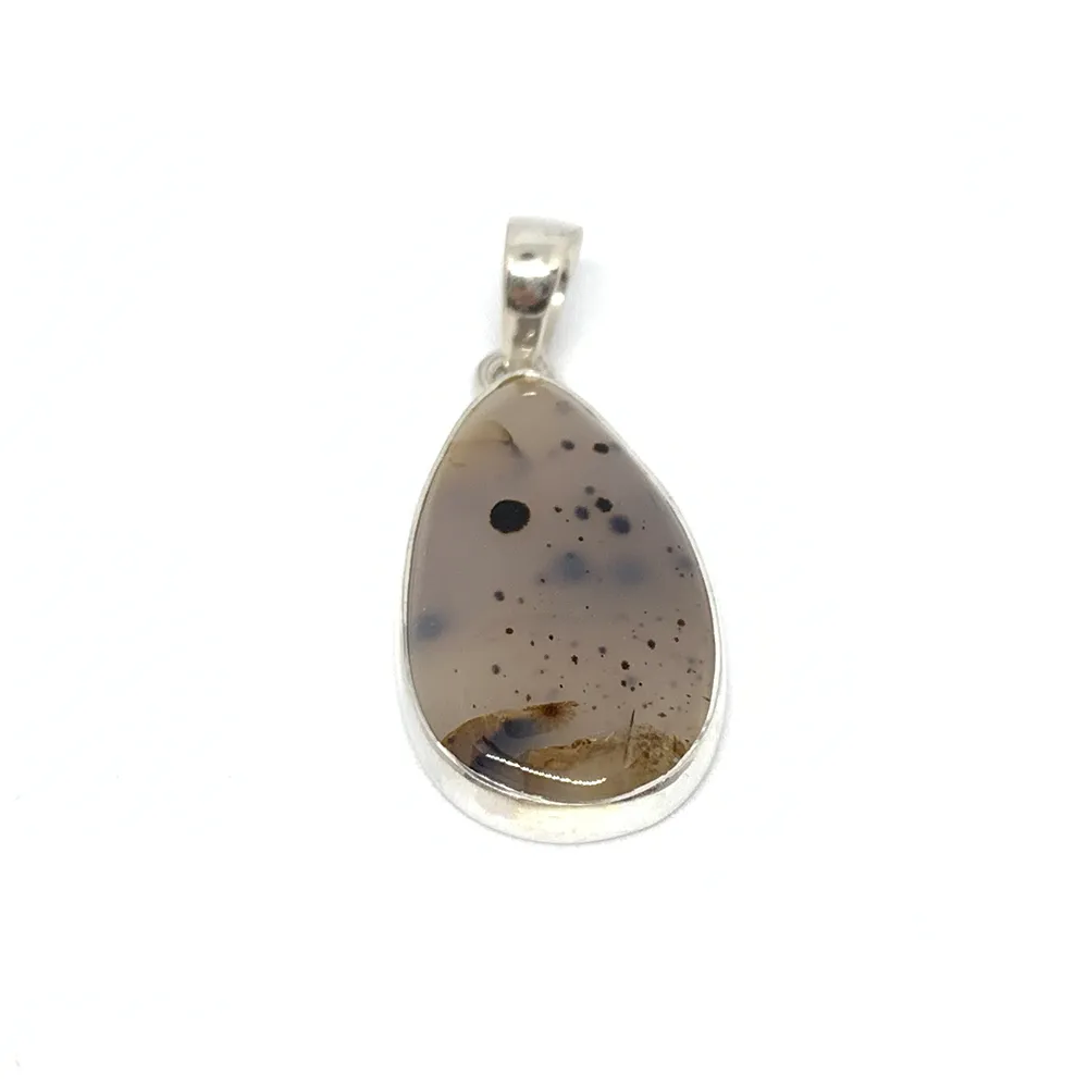 Montana Agate Gemstone Pendant