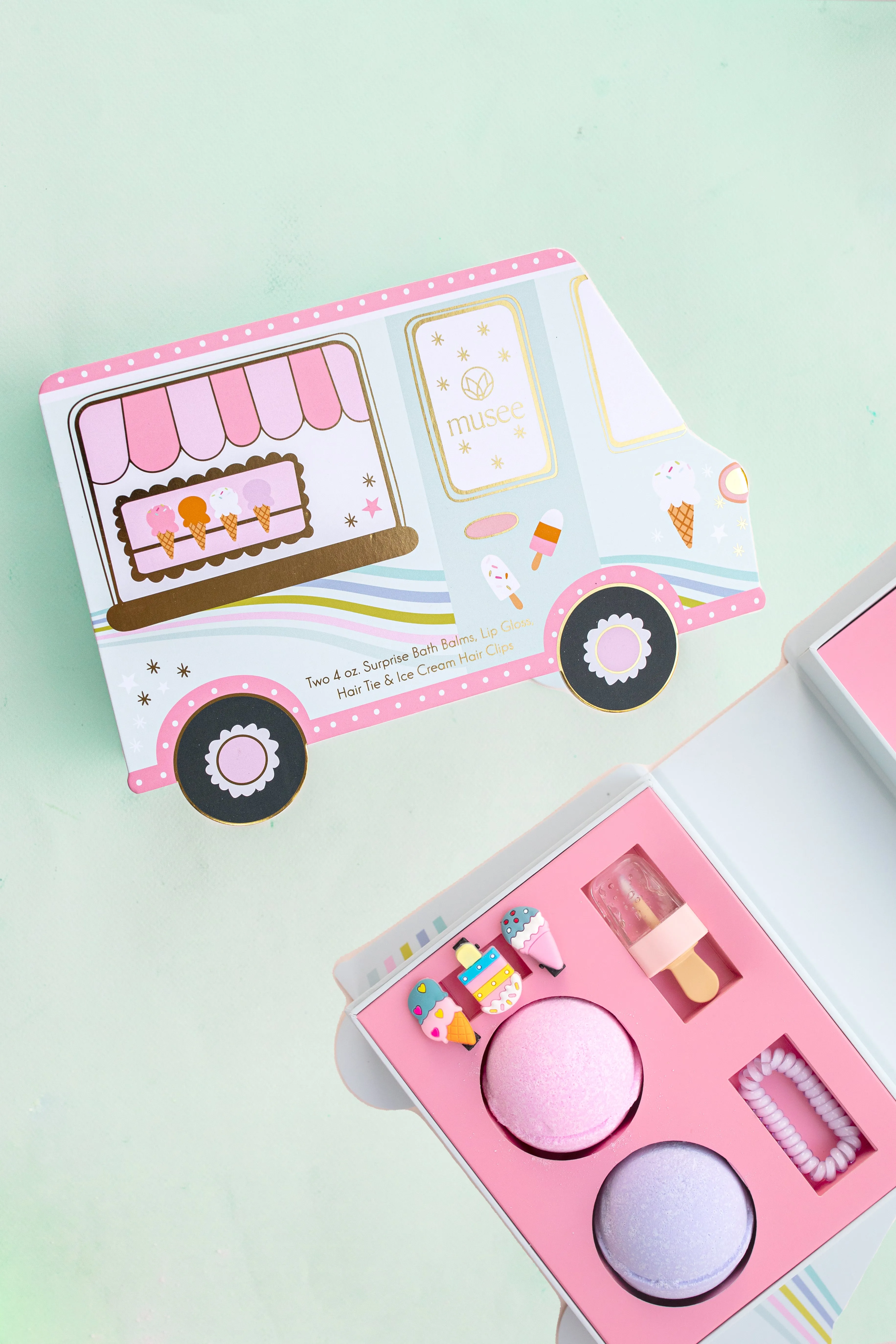 Musee Ice Cream Truck Bath Balm Gift Set