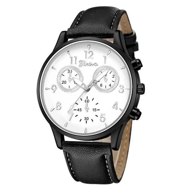 New Design Luxury Leather Band Wrist Watch