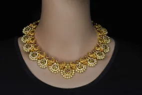 Peacock Themed Diamond Necklace