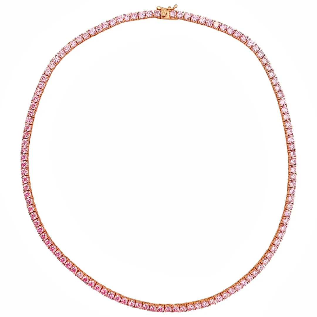 Pink Tennis Choker