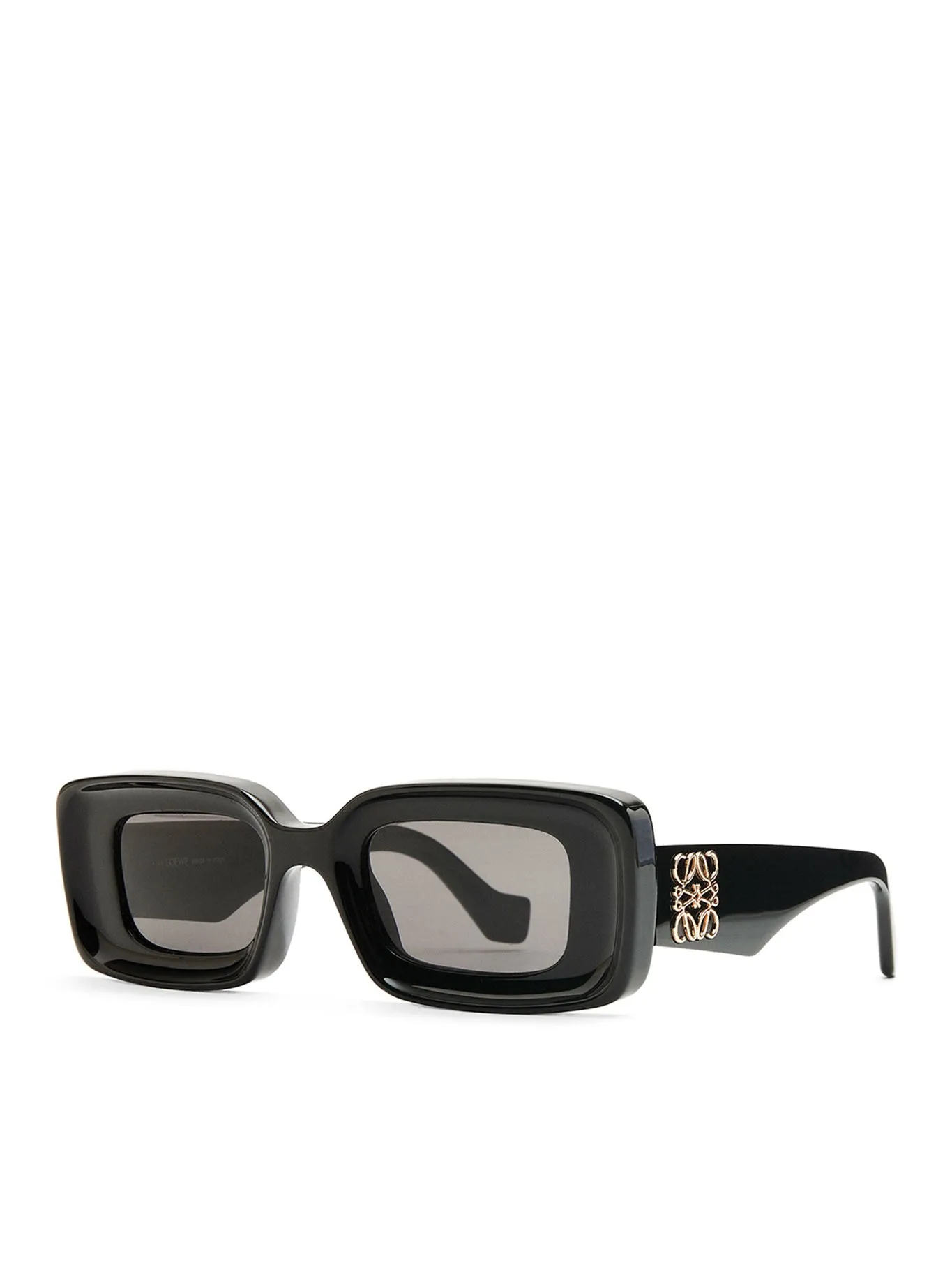 Rectangular sunglasses in acetate