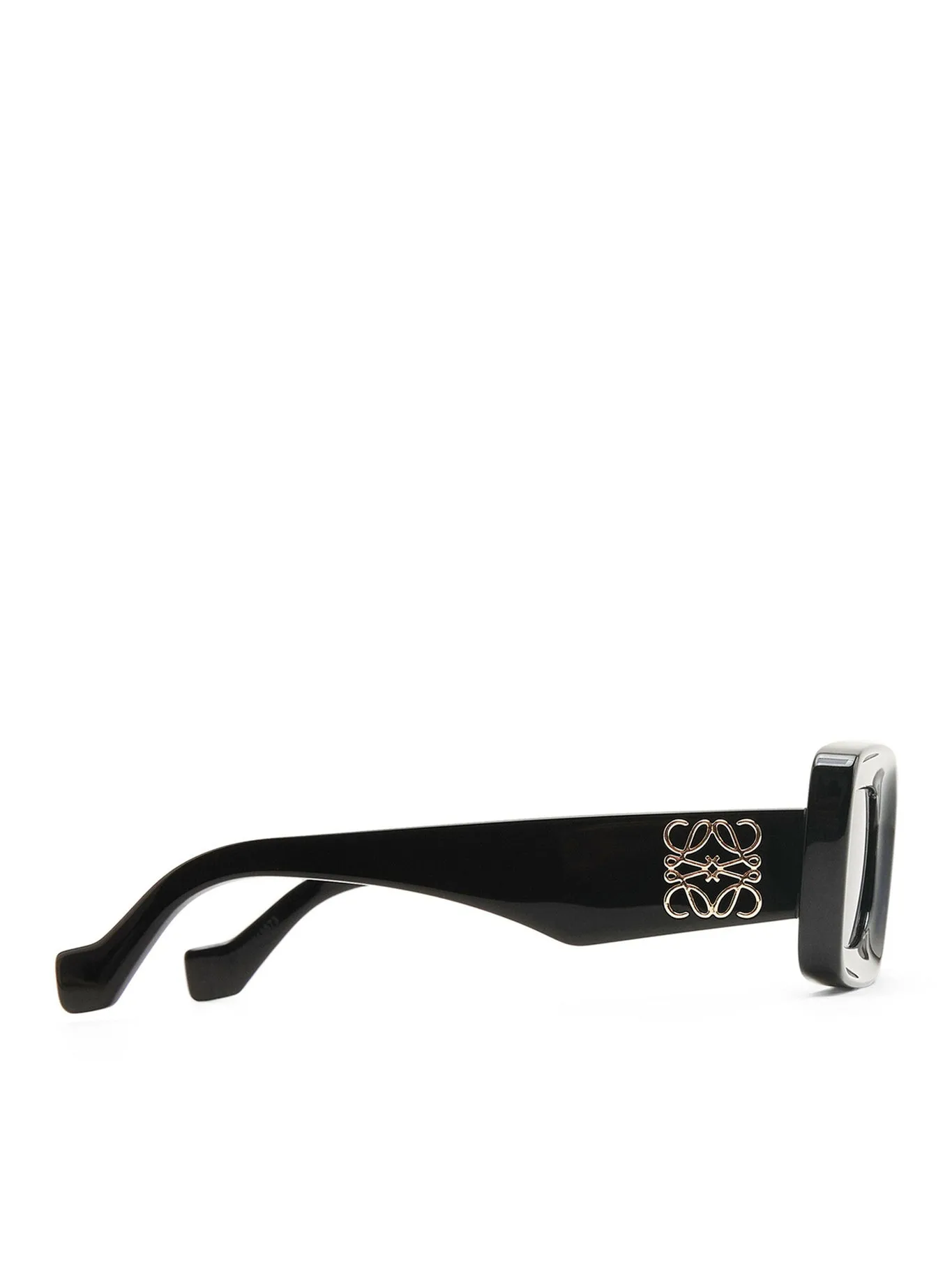 Rectangular sunglasses in acetate