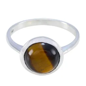 Riyo Elegant Gem Tiger Eye 925 Sterling Silver Rings Mom Jewelry