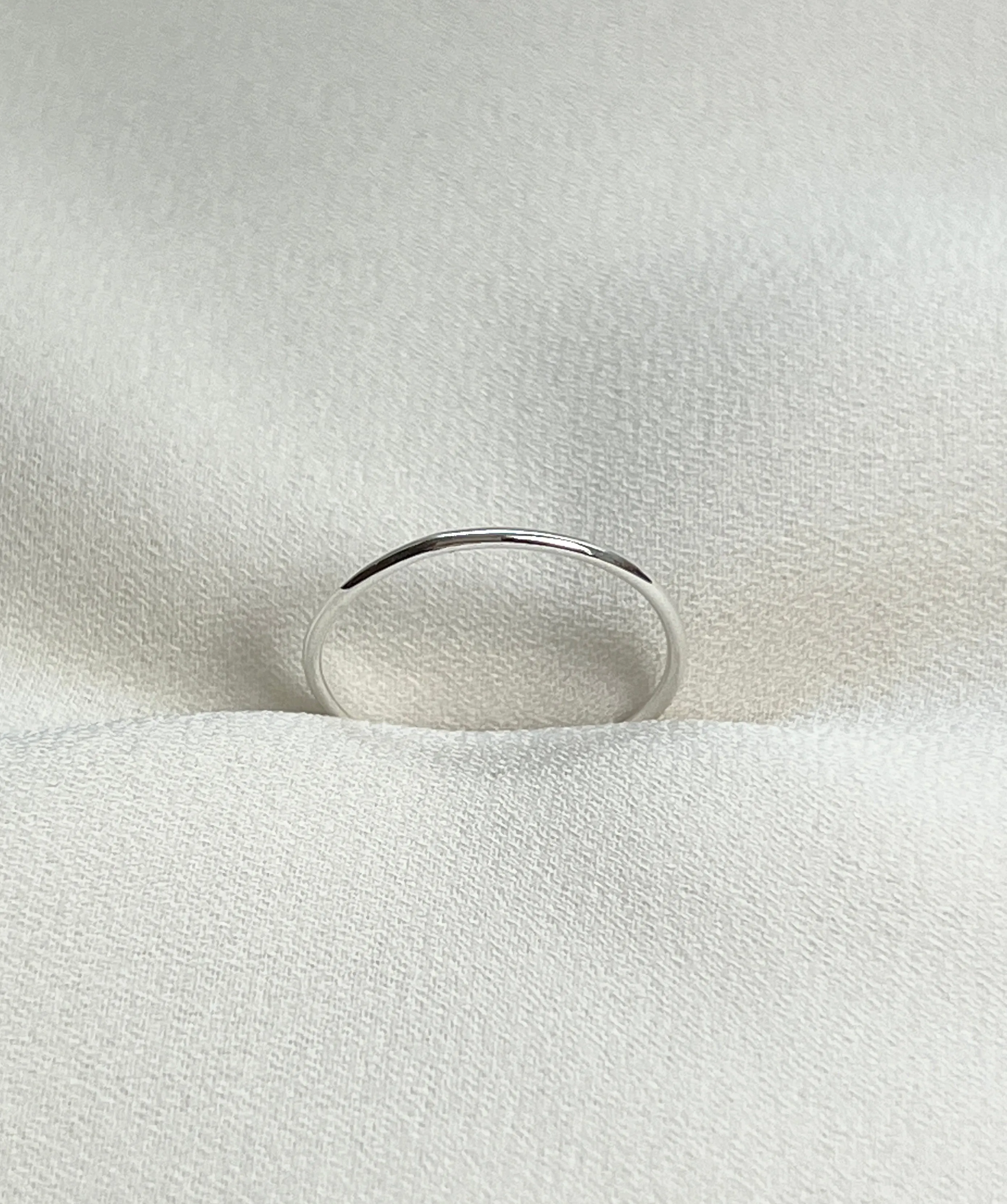 Simple Sterling Silver Stacking Ring