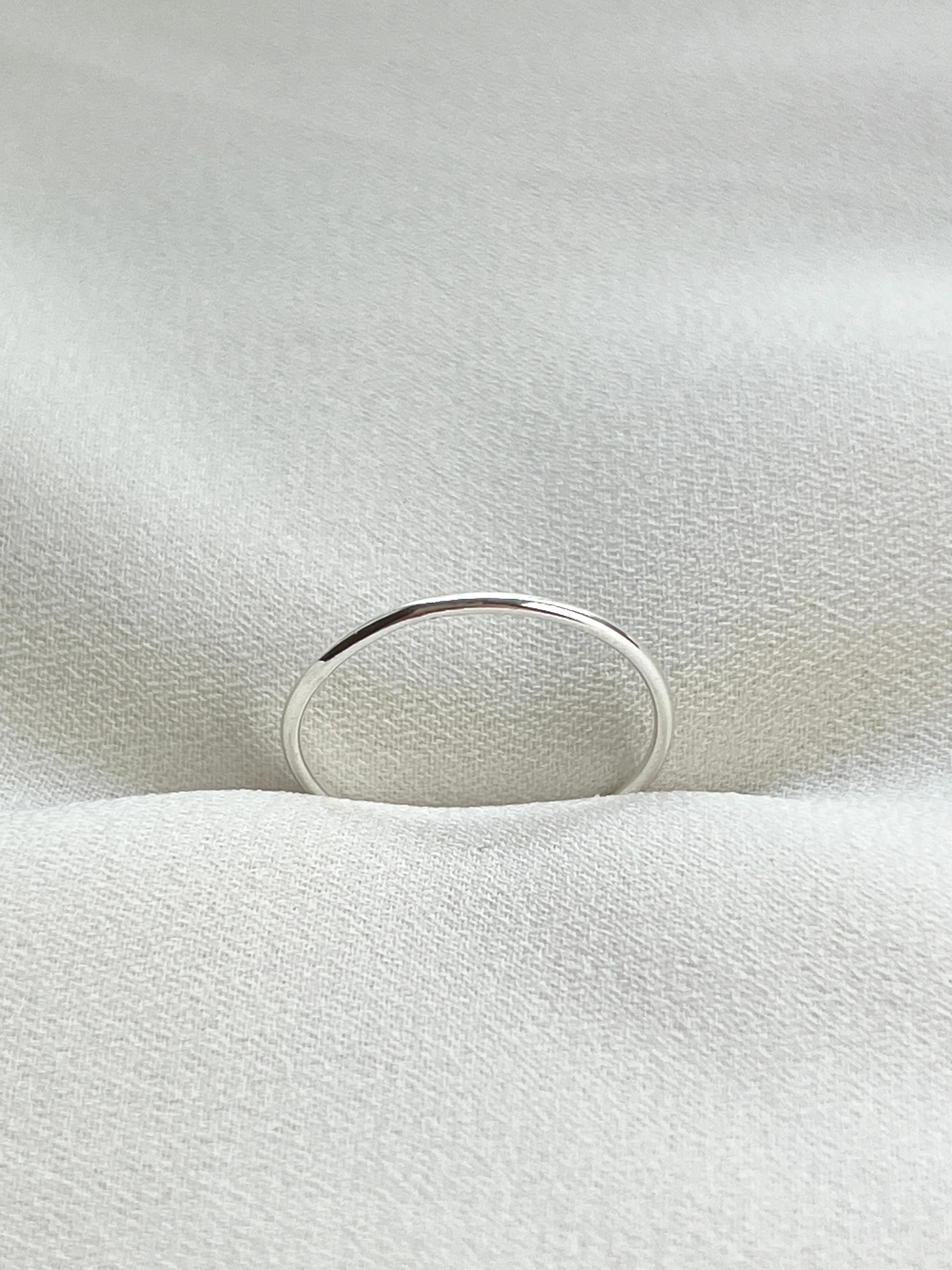 Simple Sterling Silver Stacking Ring