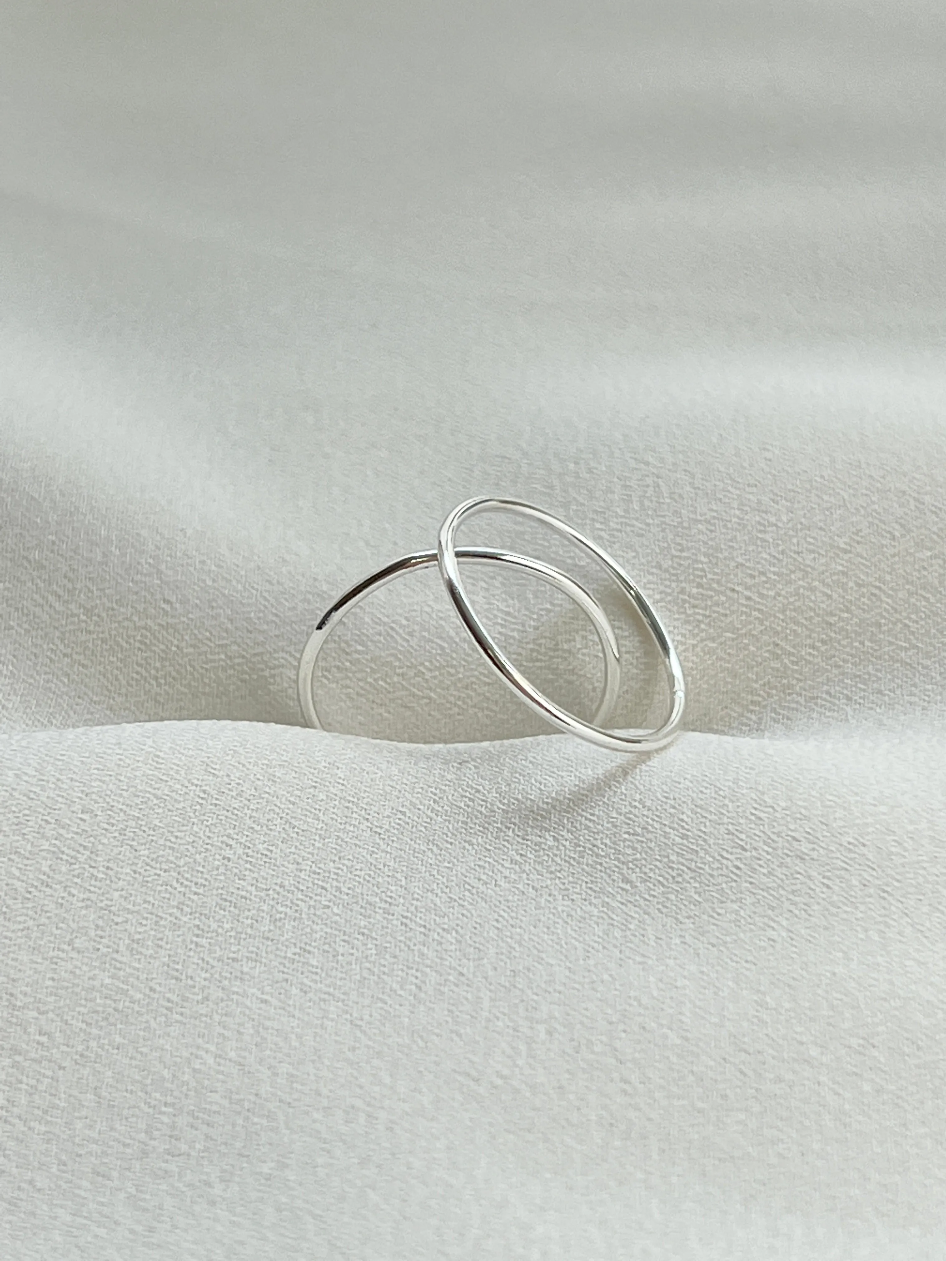 Simple Sterling Silver Stacking Ring