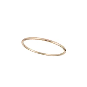 Solid Gold Stacking Ring, 14k