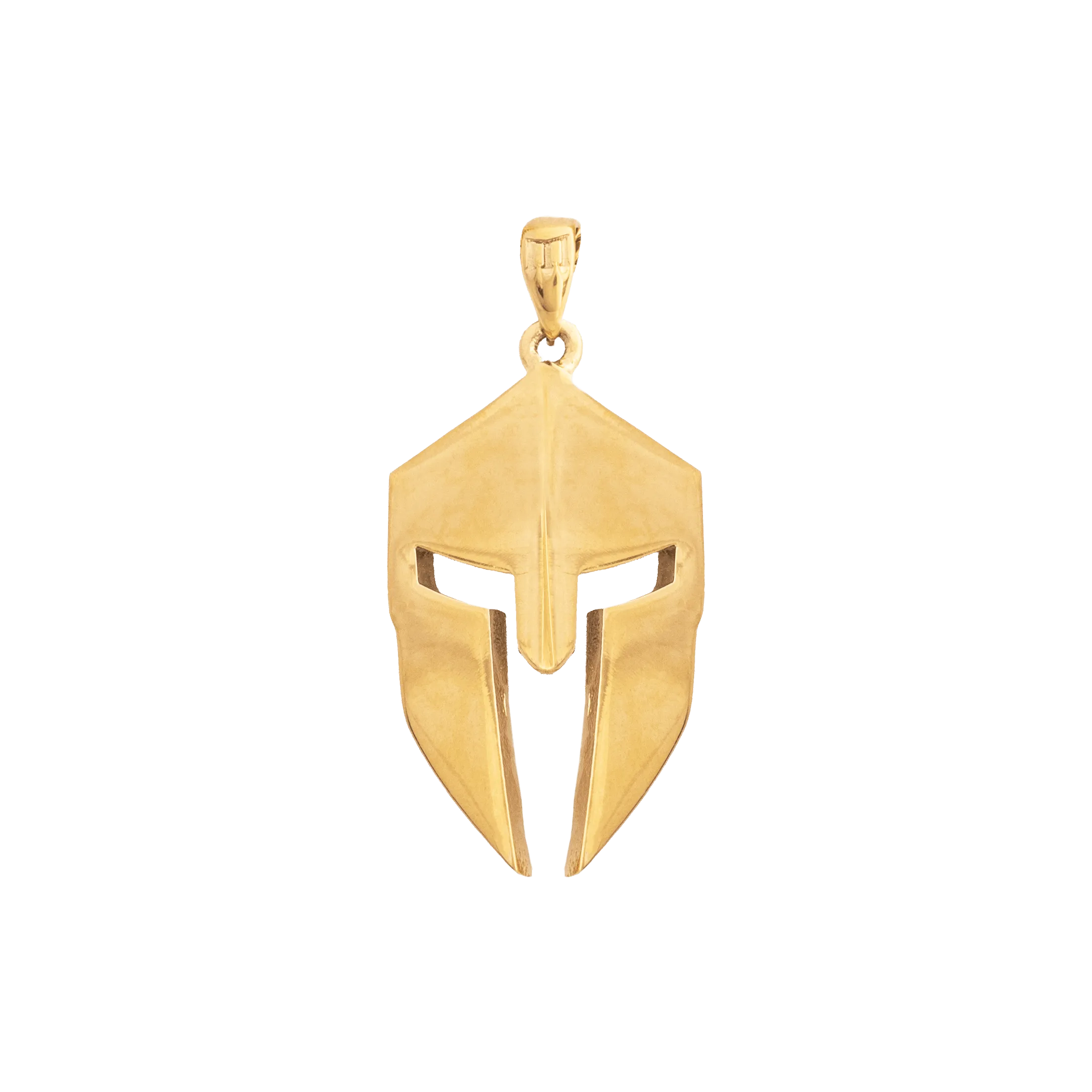 Spartan Helmet Pendant - Gold