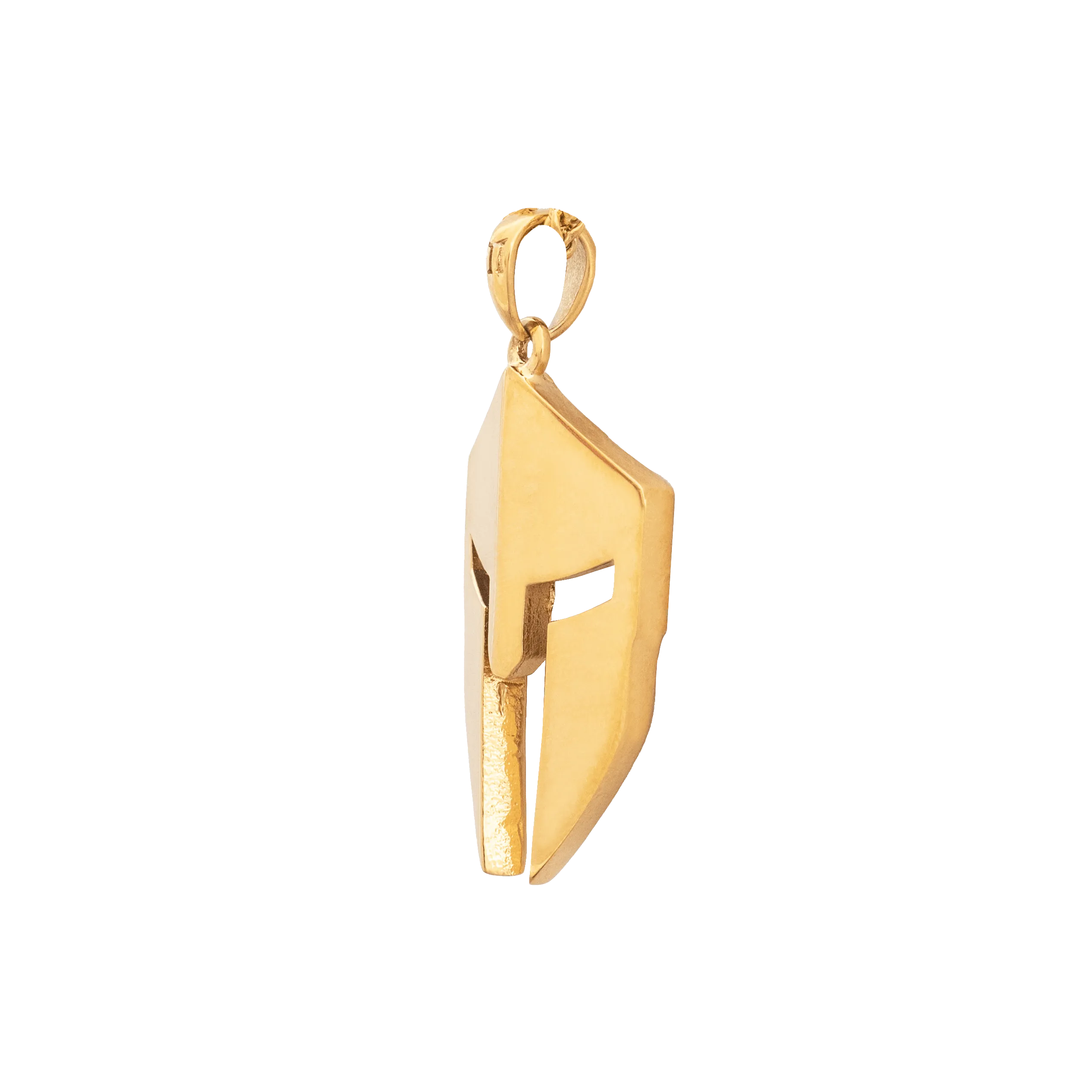 Spartan Helmet Pendant - Gold