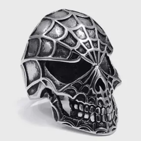 Spider Skull Ring