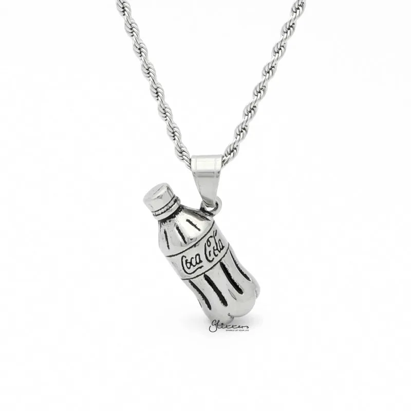 Stainless Steel Coca Cola Bottle Pendant