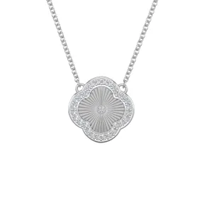 Sterling Silver CNC Clover Pendent