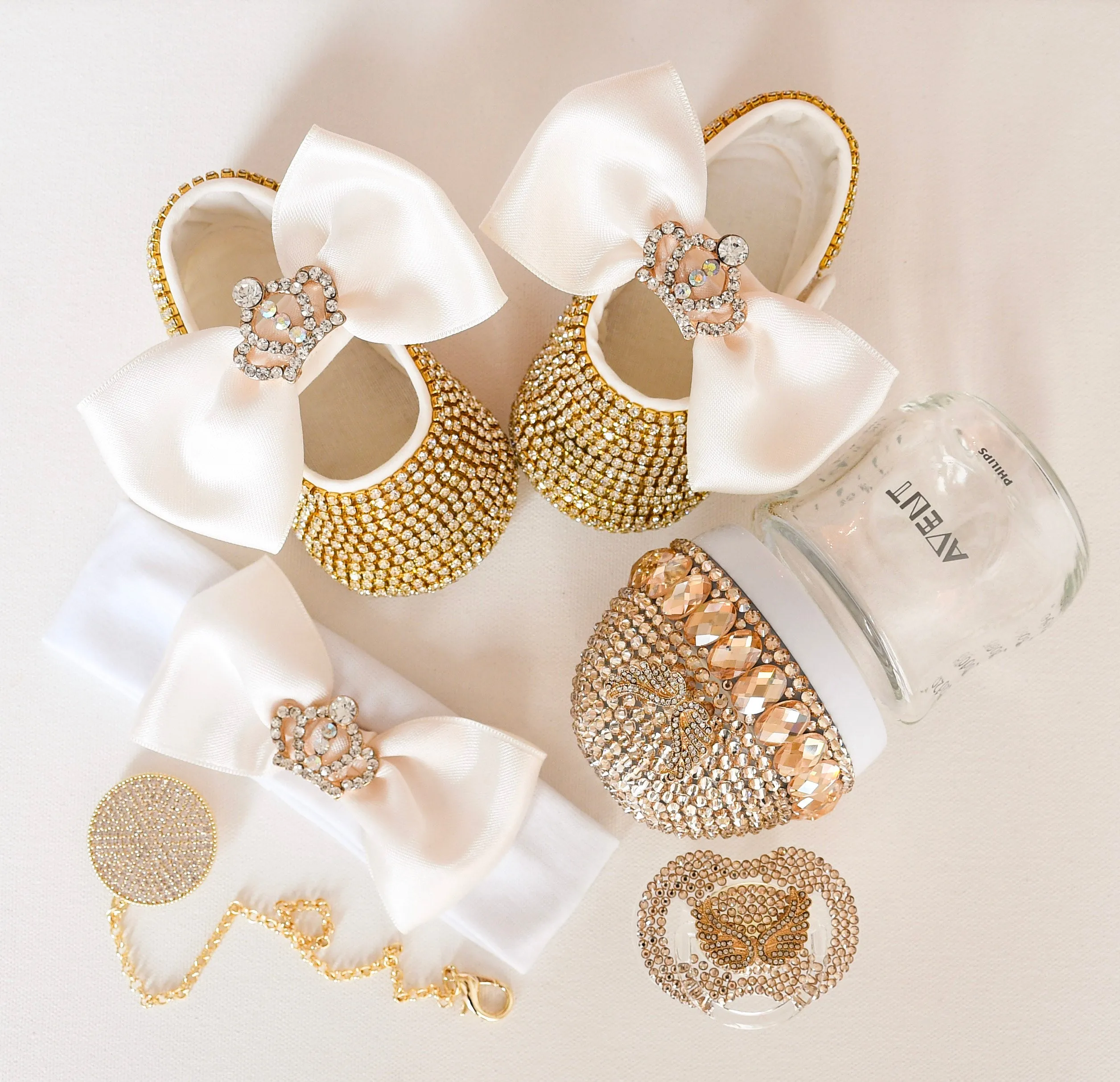 Stunning Swarovski Baby Gift Set