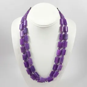 Sugilite and Amethyst Necklace