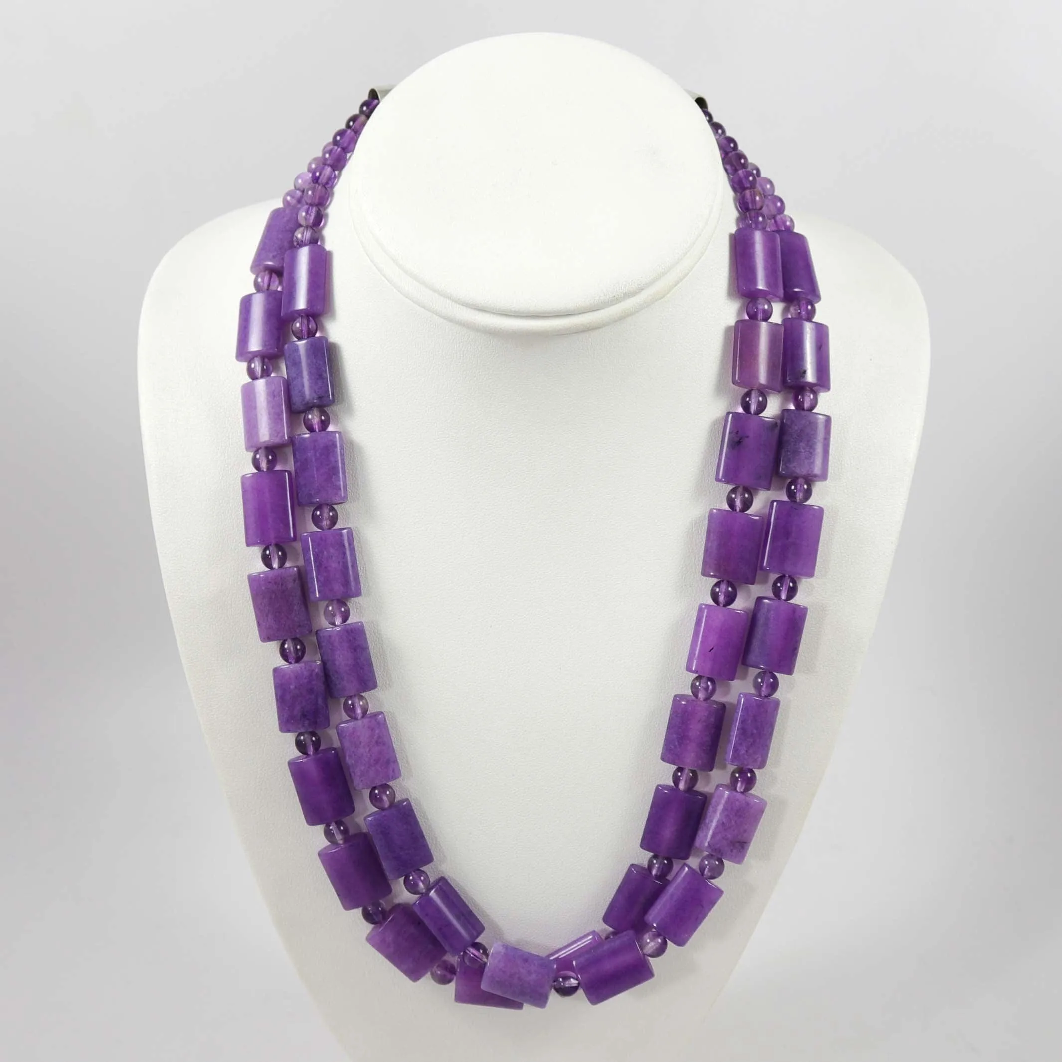 Sugilite and Amethyst Necklace