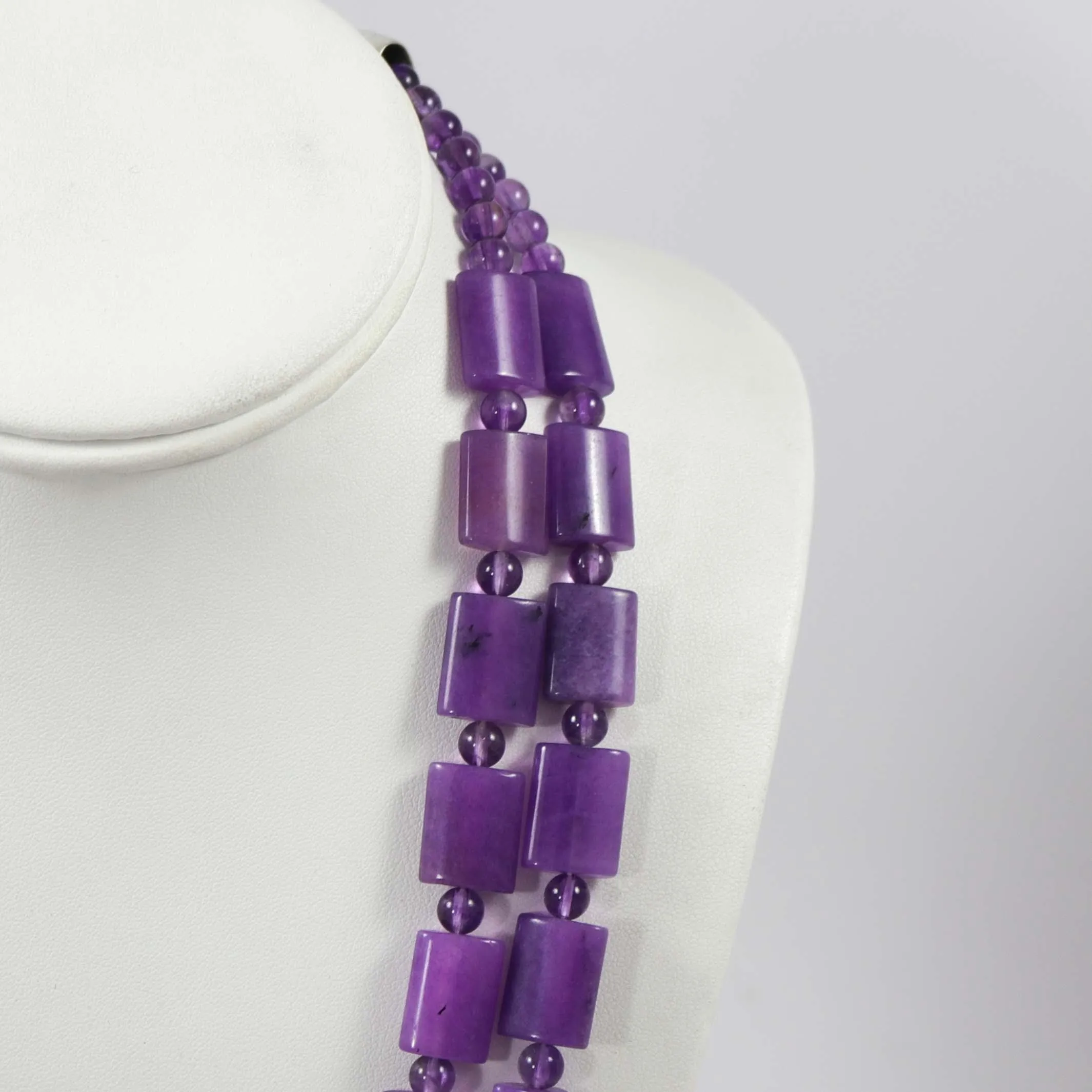 Sugilite and Amethyst Necklace