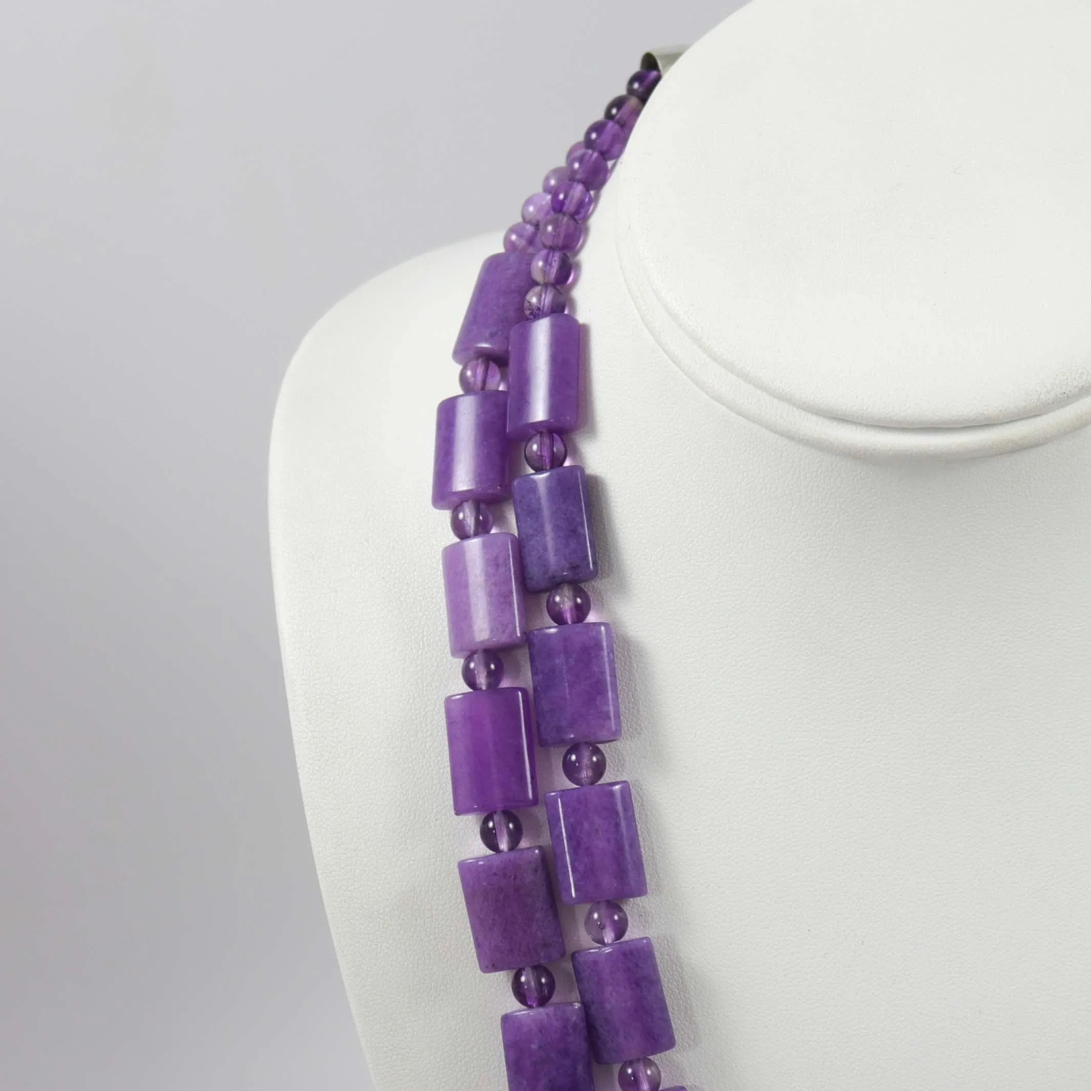 Sugilite and Amethyst Necklace