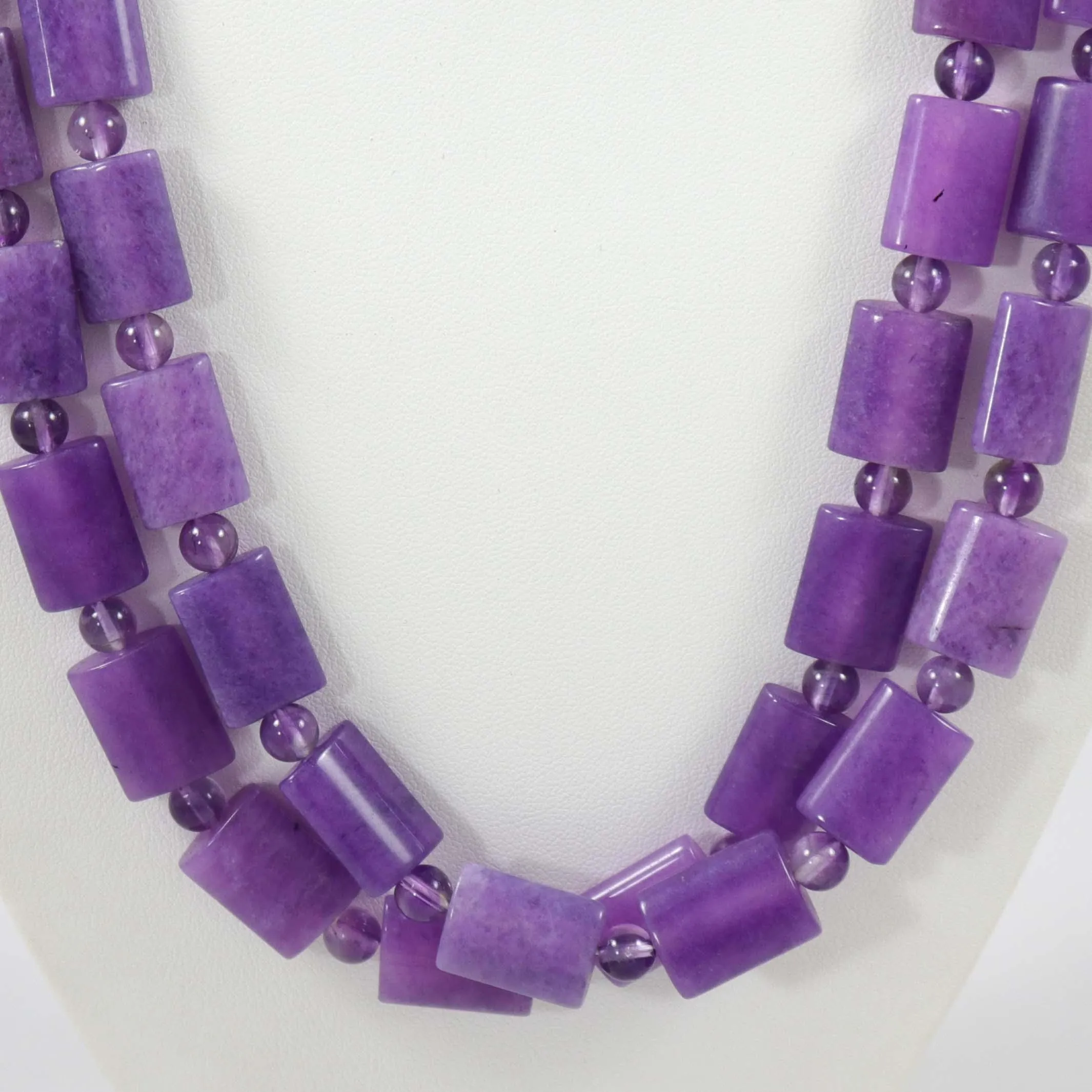 Sugilite and Amethyst Necklace