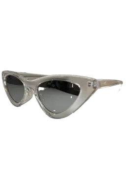 sunglass spot Metallic Cat Eye Mirrored Sunglasses One Size