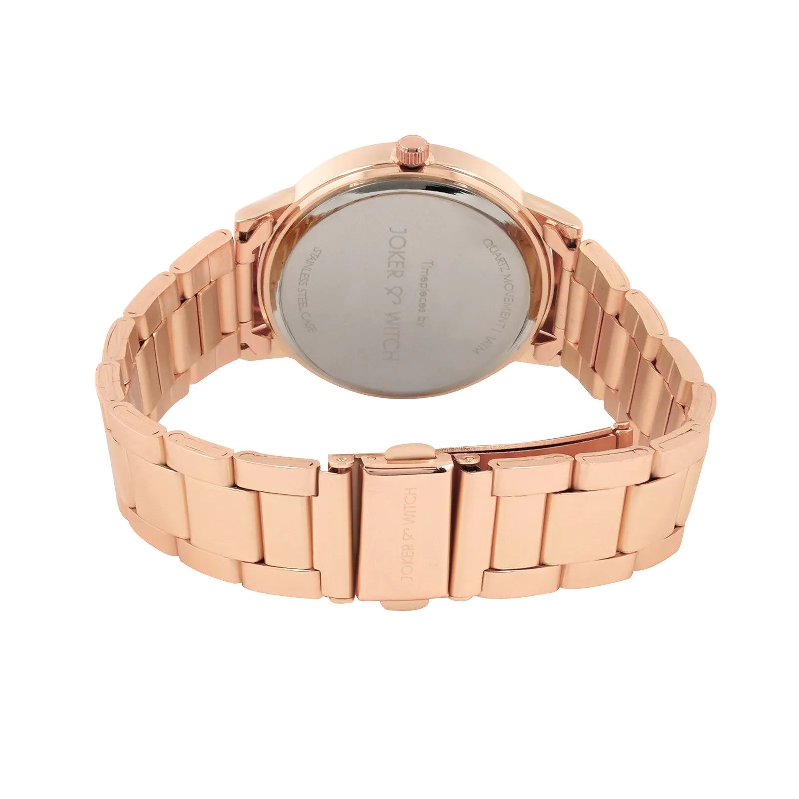 Sunset All Rose Gold Metallic Strap Watch